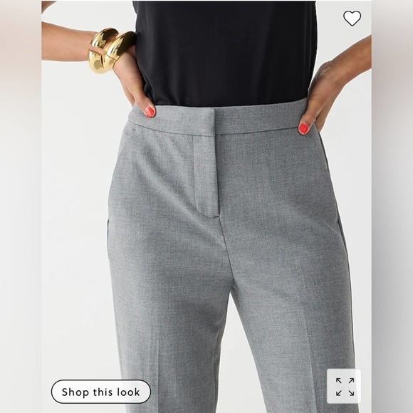 J Crew Gray Trousers Career Pants 00 - Picture 2 of 12